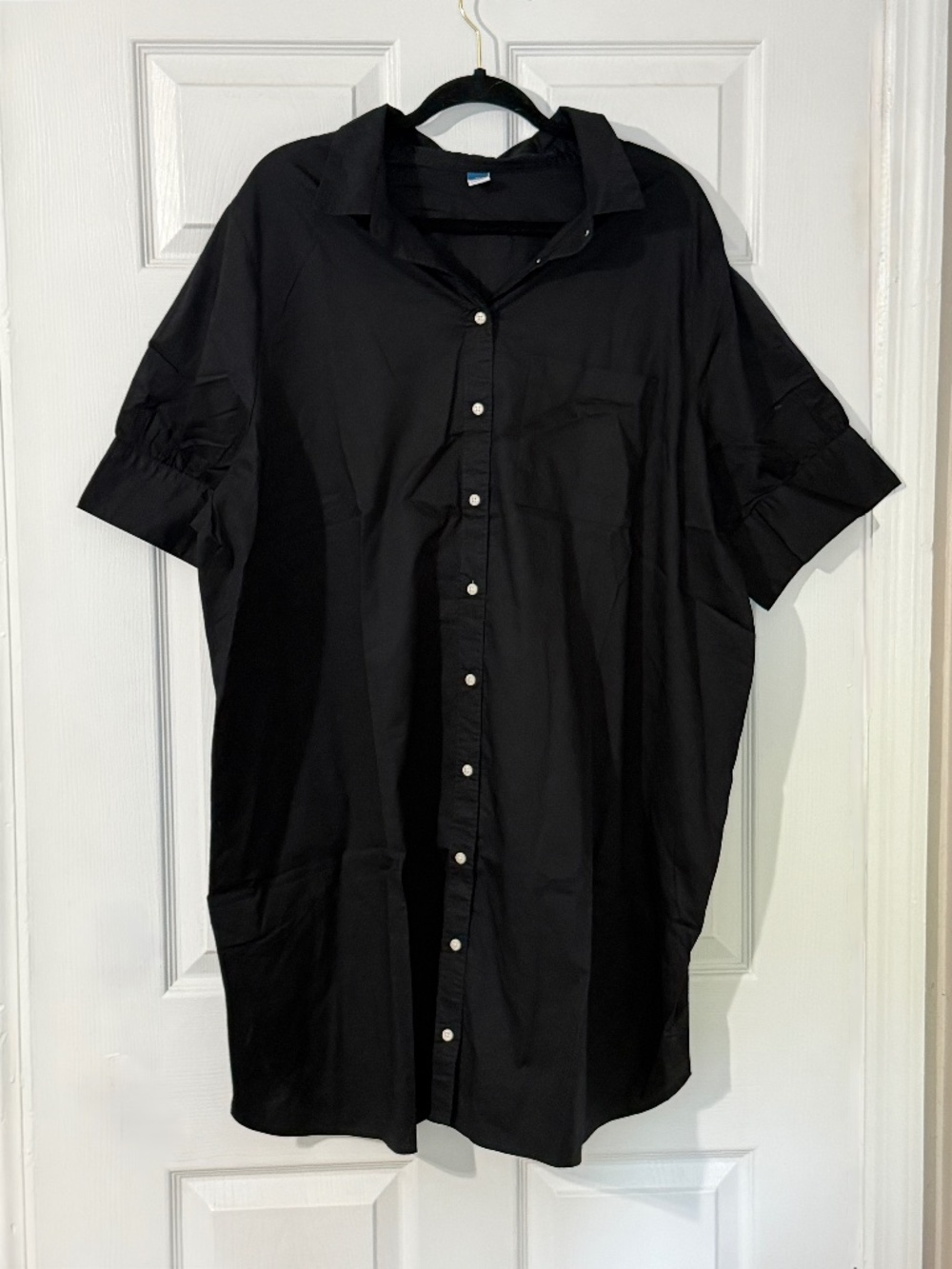 Old Navy Black Shirt Dress